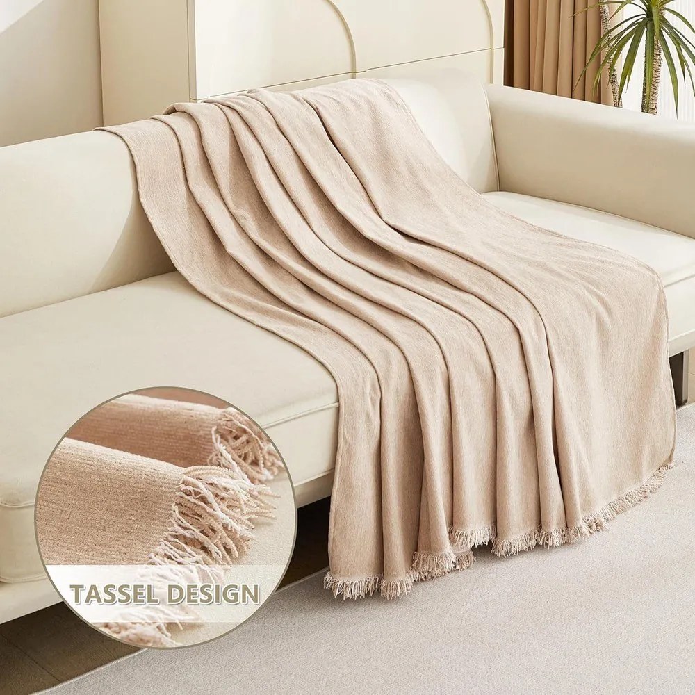 Copridivano beige per divano a 3 posti Talo – Filumi