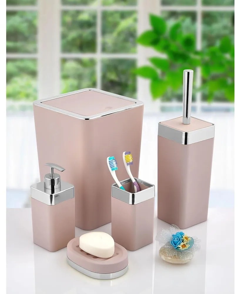 Set di accessori da bagno rosa - Oyo Concept