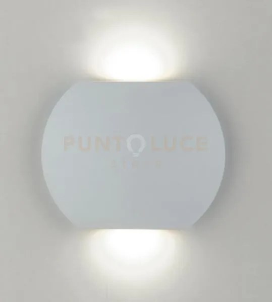 Applique biemissione led miura bianca 6w 520lm cct 3000k / 4000k ip...