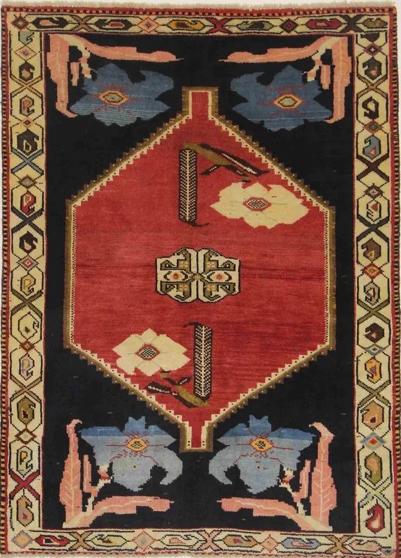 Gashghai Tappeto persiano 160 x 110 Rosso (Iran) Annodato A Mano