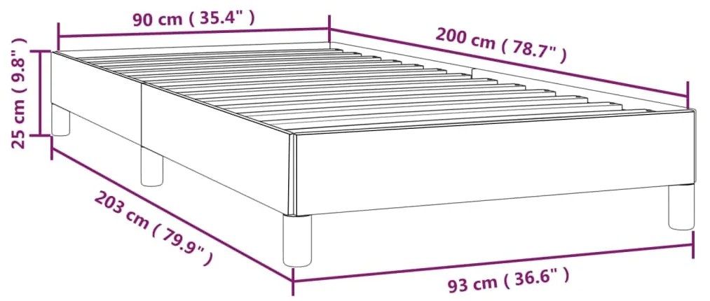 Giroletto Nero 90x200 cm in Velluto