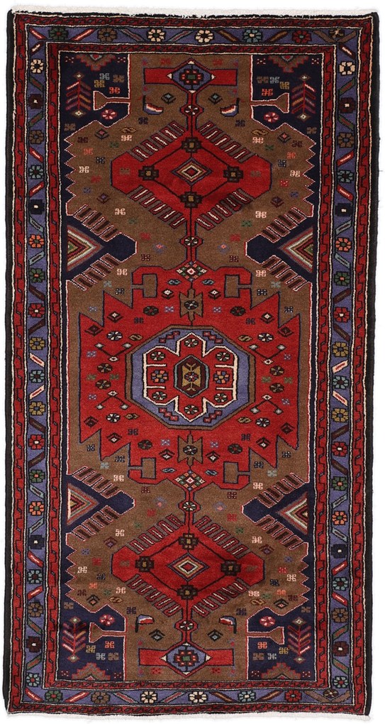 Hamedan Tappeto persiano 100 x 200 (Iran) Annodato A Mano