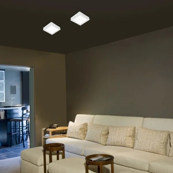 Rabalux 71208 - Plafoniera LED SHAUN LED/15W/230V 16x16 cm bianco