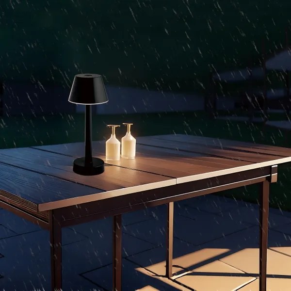 Zuma Line ETLED-642-BK - Lampada ricaricabile LED RGBW Dimmable COLOR 0,7W/1300 mAh IP44 nero