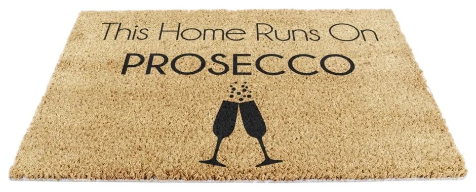 Zerbino in cocco 40x60 cm This Home Runs On Prosecco - Artsy Doormats