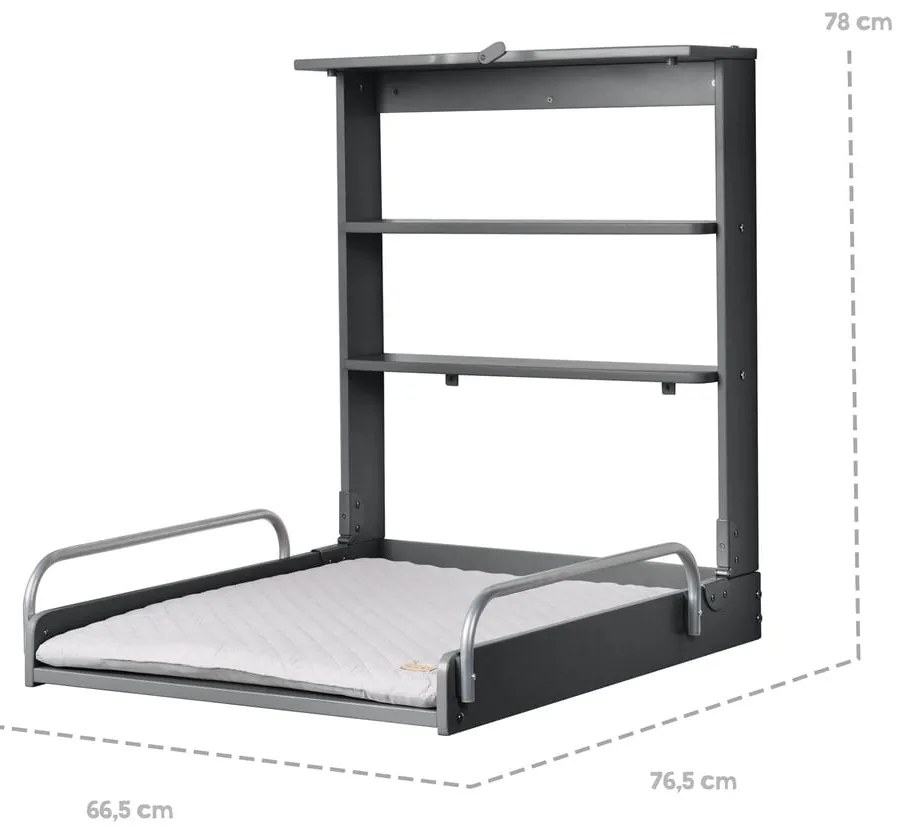 Fasciatoio sospeso antracite Roba style - Roba