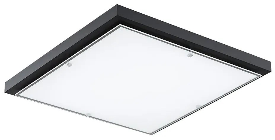 Argon 1826 - Plafoniera CARLSON 4xE27/15W/230V 60x60 cm nero