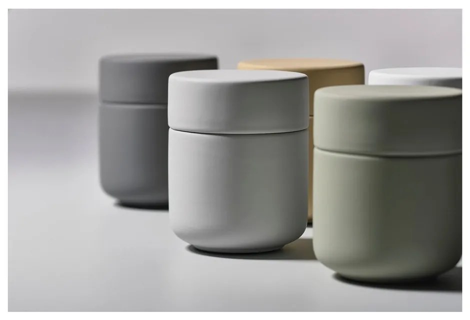 Vaso in gres verde con coperchio UME Ume - Zone