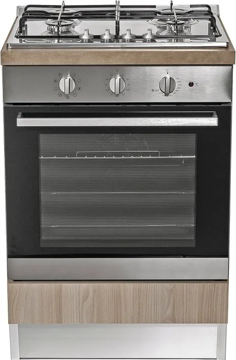Base Luna kit forno da montare olmo L 60 x H 88 x P 60 cm