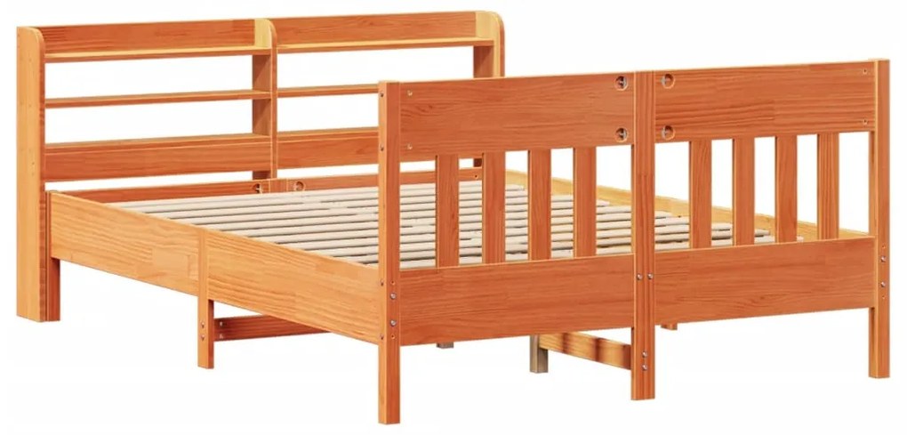 Letto senza materasso marrone cera 120x190 cm in legno di pino