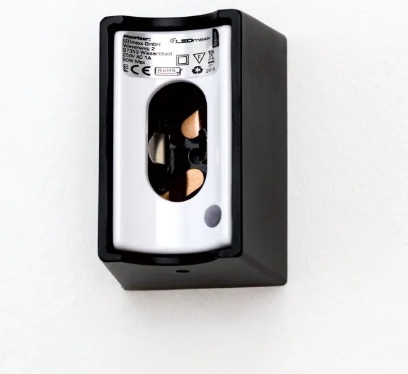 Orion Soff 3-484 - Applique a LED VISAGIST 1xS14d/8W/230V nero