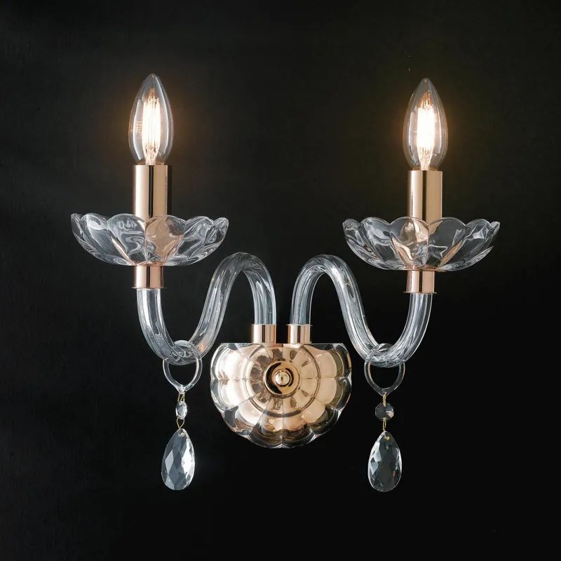 Applique neoclassico Riflesso dorato LUCE AMBIENTE DESIGN