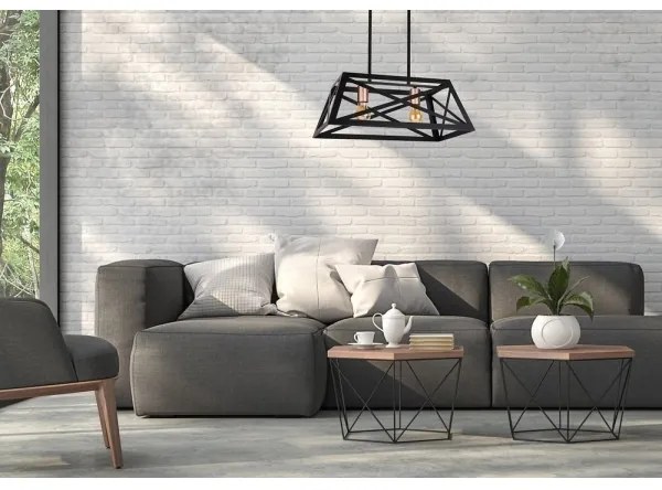 Lampadario su filo ORIGAMI 2xE27/40W/230V