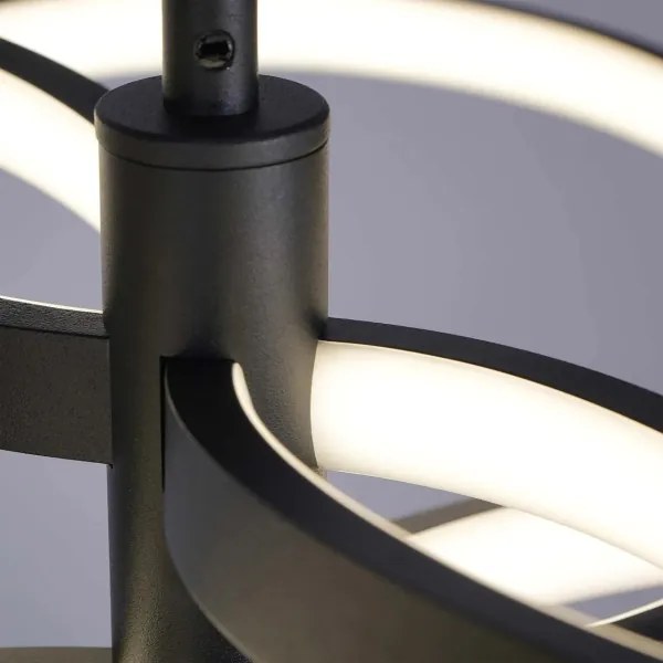 Lampada a sospensione LED su cavo RIBBON LED/37W/230V 4000K nero