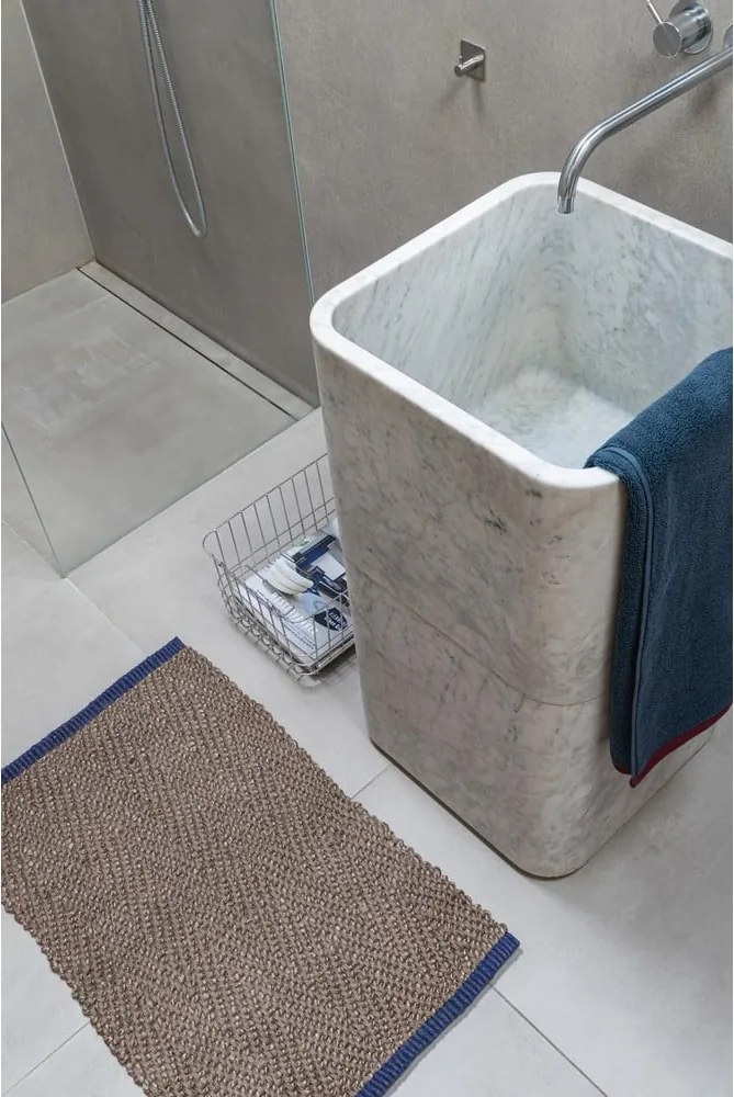 Tappeto marrone in iuta 50x80 cm Notes – Mette Ditmer Denmark