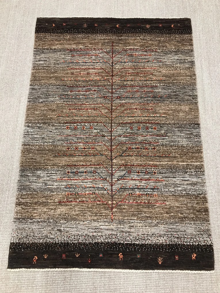 Loribaft Tappeto persiano 150 x 100 Marrone (Iran) Annodato A Mano