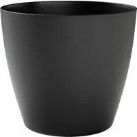 Vaso da Interno e Esterno 35x35x31 cm in Plastica Bayon 35 Nero