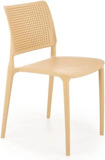 Sedia in plastica K514 arancione