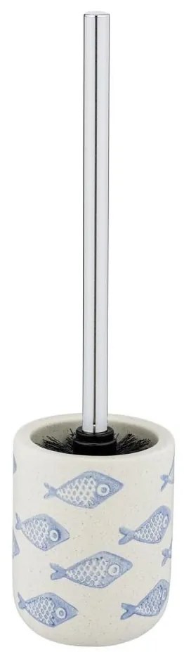 WENKO 24313100 - Spazzola per WC AQUAMARIN 10x40 cm beige