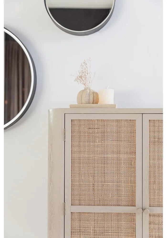 Mobile in rattan crema 80x100 cm Amaya - White Label