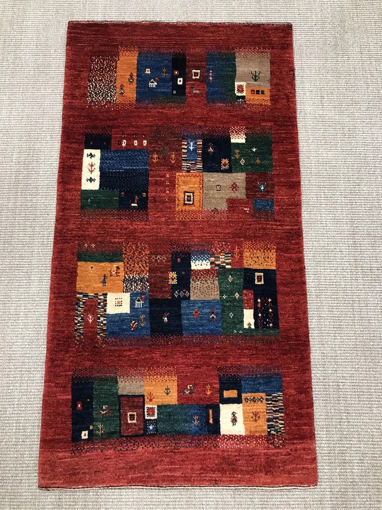 Loribaft Tappeto 130 x 70 (Iran) Annodato A Mano