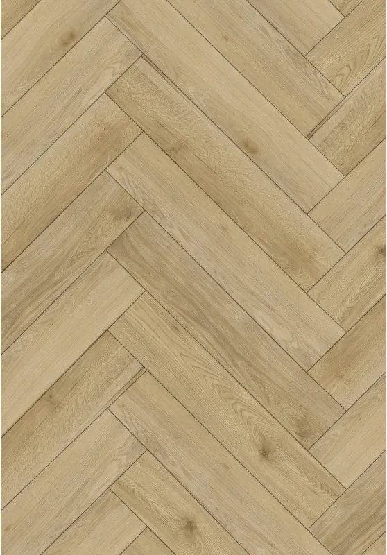 Mexen Charter Oak campione di pannelli vinilici spina di pesce SPC 6,5 mm, sottofondo 1,5 mm, 4 V-Fuga, Quercia - F1169-S