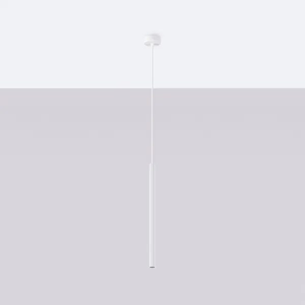 Sollux SL.1337 - Lampadario a sospensione con filo ARCHE 1xG9/8W/230V bianco