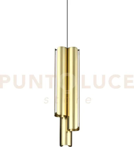 Dorica lampadario a sospensione 9,5cm led 3000k 27w  2950 lm ottone...