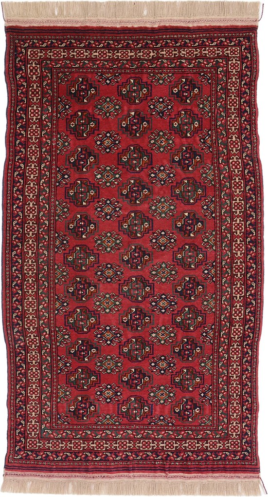 Turkmen Tappeto orientale 100 x 180 (Uzbekistan) Annodato A Mano