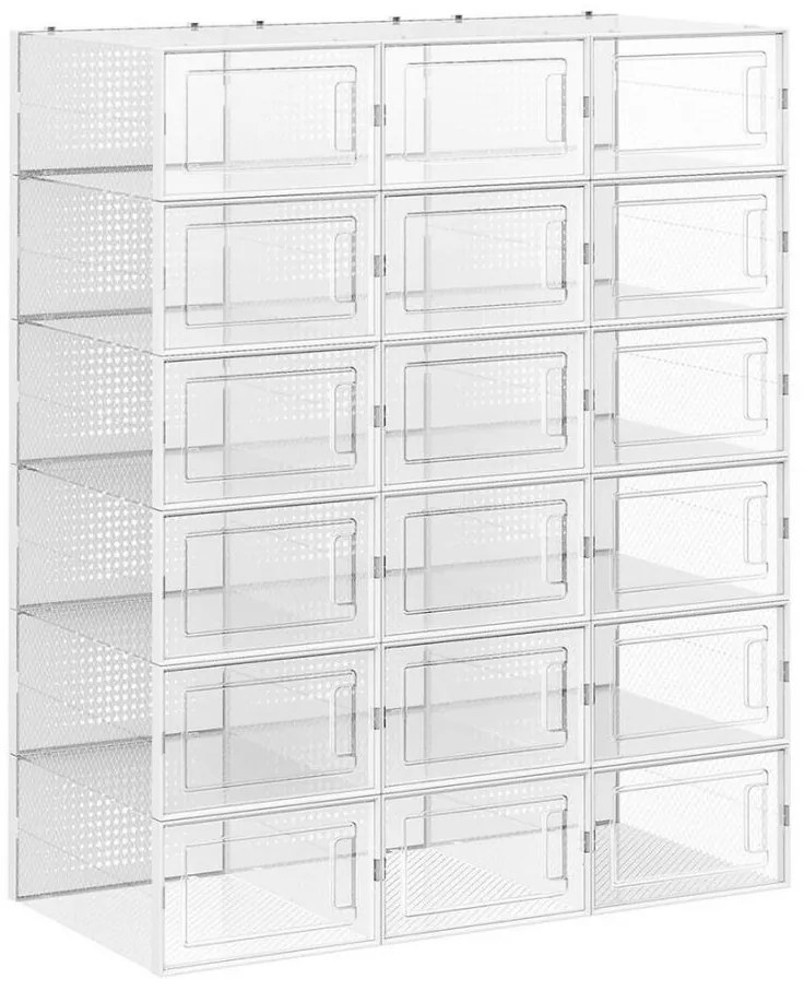 Scaffale modulare con scomparti BOXIFY bianco