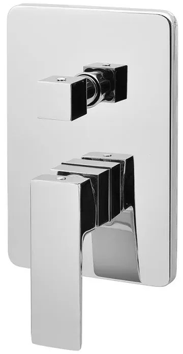 Set doccia incasso Kubo soffione 20x20 cm e kit doccia completo