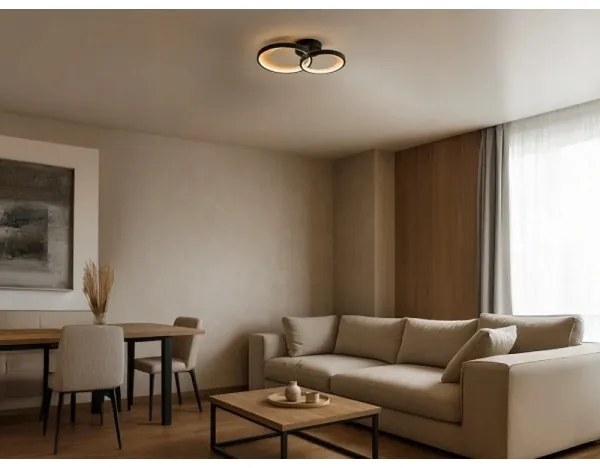 Plafoniera dimmerabile a LED/35W/230V 3000-6500K + telecomando