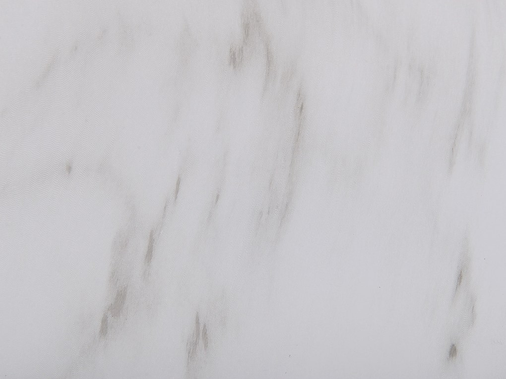 Vaso da fiori effetto marmo bianco ⌀43 cm VALTA Beliani