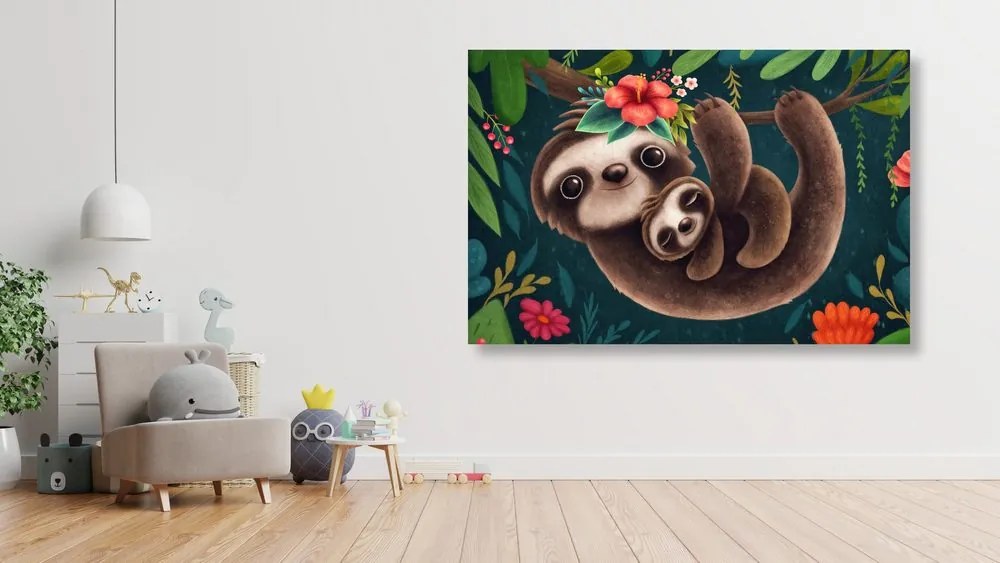 Quadro su tela – Bradipi adorabili