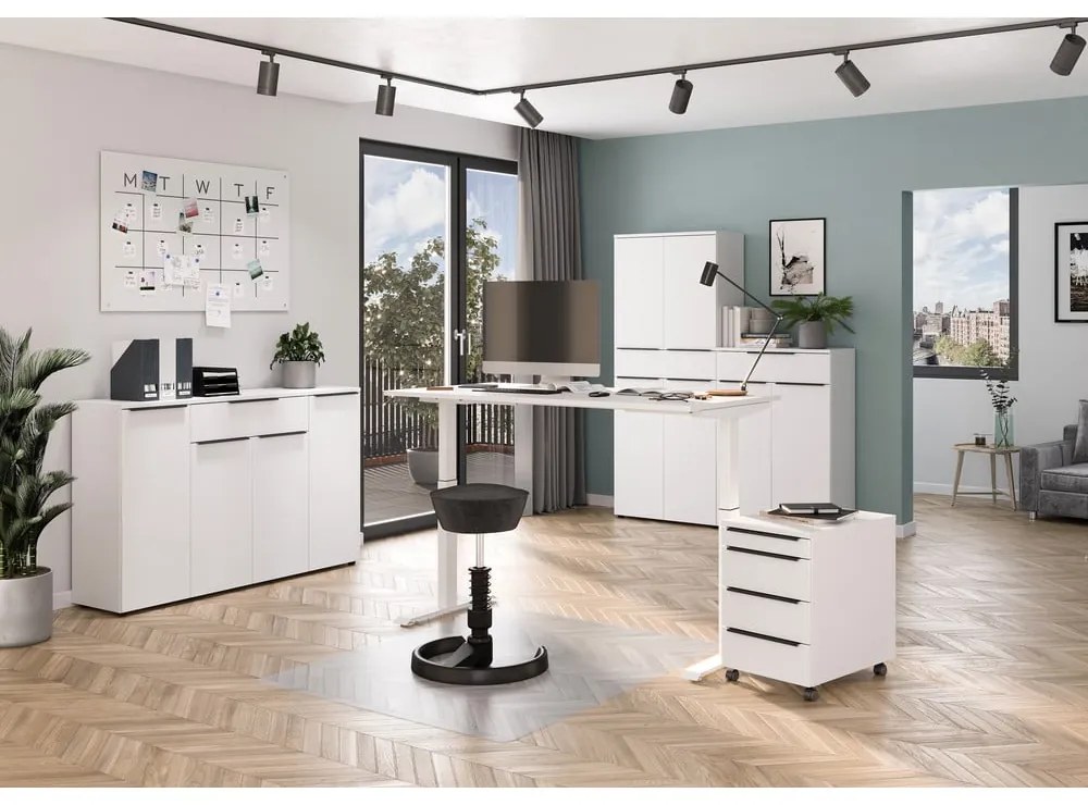 Tavolo da lavoro con altezza regolabile elettricamente 80x140 cm Mailand - Germania