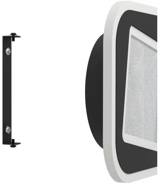 Eglo 901239 - Applique a LED MACCHIONI LED/12W/230V 4000K nero