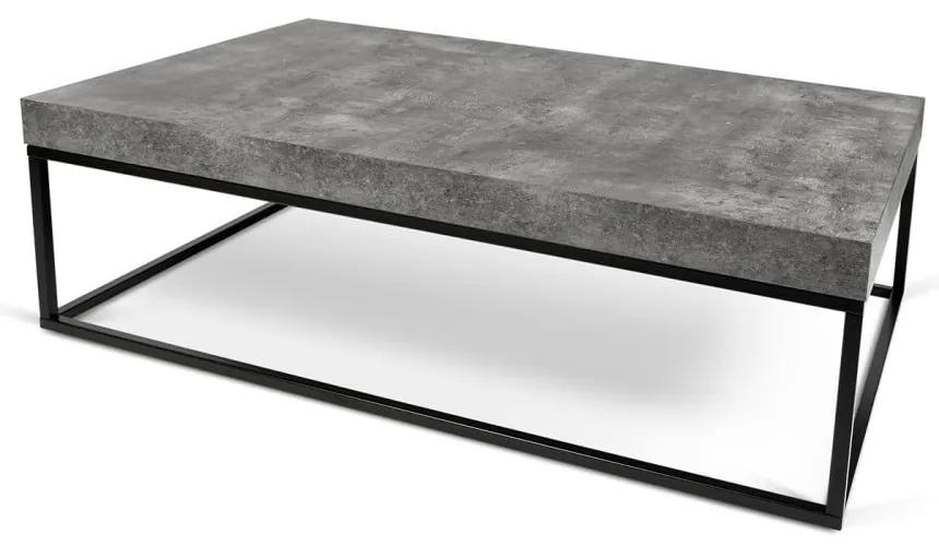 Tavolino in cemento Low Petra - TemaHome