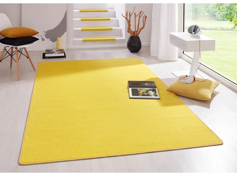 Tappeto giallo 133x195 cm Fancy - Hanse Home