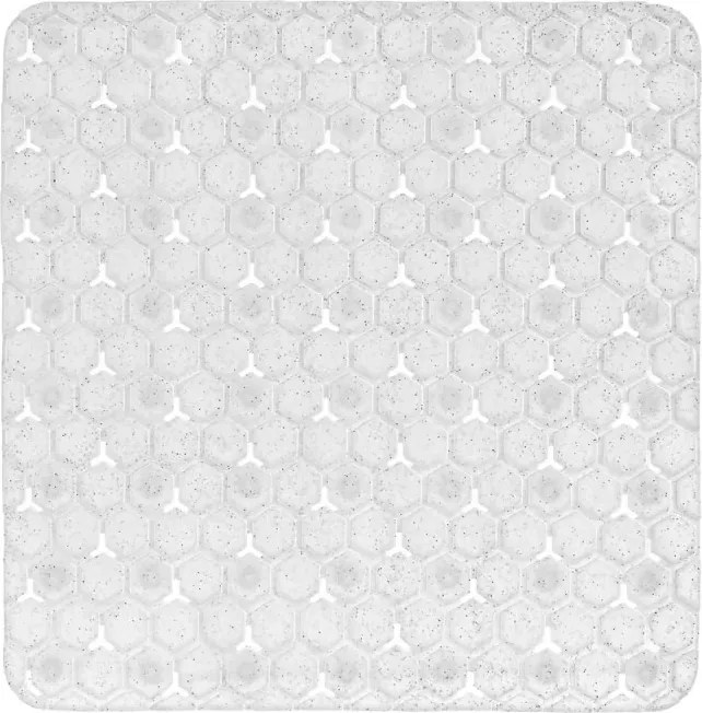 Tappeto bagno antiscivolo bianco 54x54 cm Maya