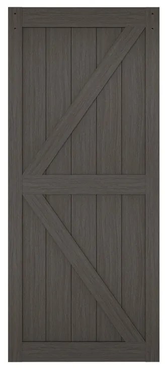 Anta per porta scorrevole Kentucky in mdf marrone L 96 x H 215 cm reversibile