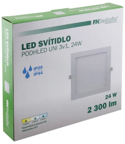 Lampada LED da incasso per bagni LED/24W/230V 3000/4000/6000K IP44