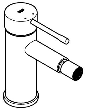 GROHE 32934001 - Miscelatore per bidet ESSENCE DN 15 cromo lucido