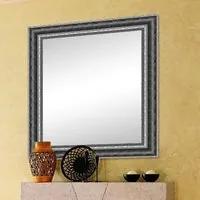 Specchio Venezia rettangolare nero 92 x 132 cm