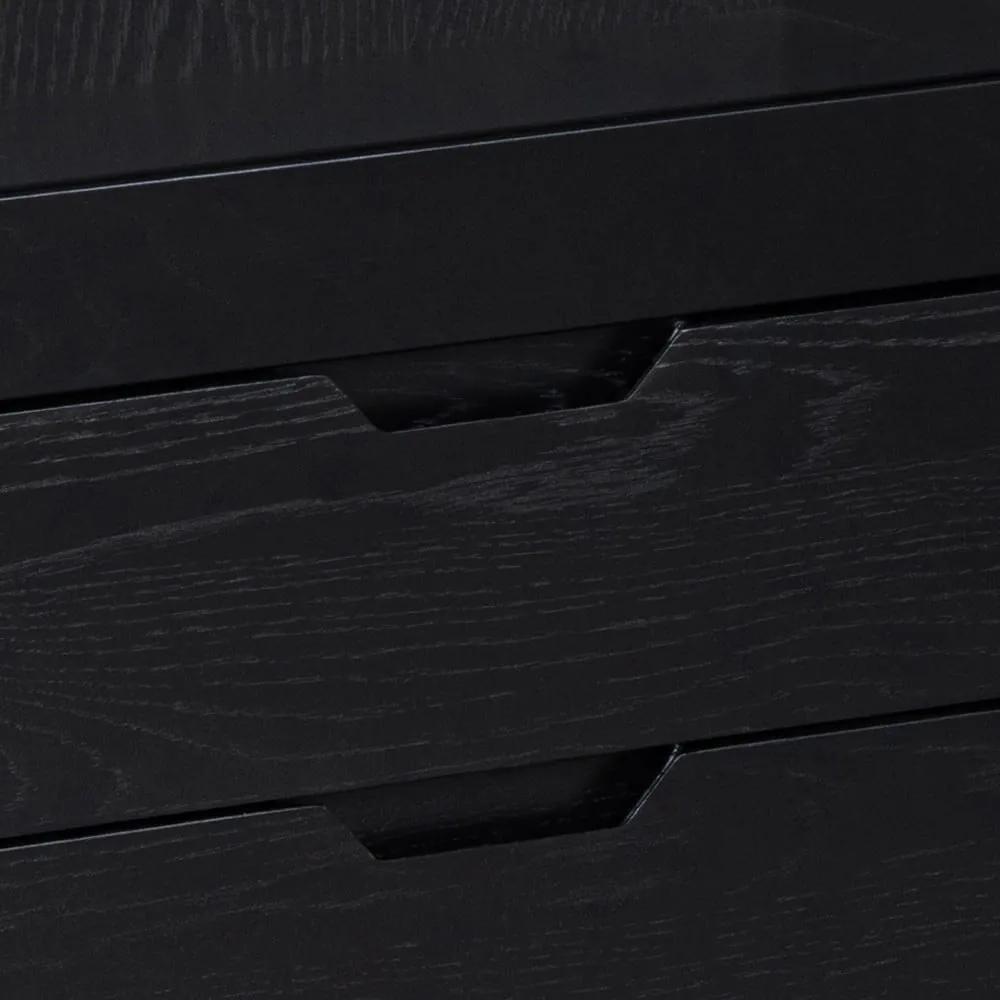Vetrina nera in rovere 72x145 cm A-Line - Actona