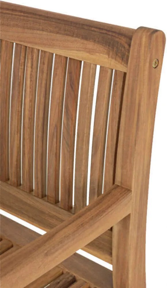 Panca 2 Posti 120x62x88 h cm in Legno Marrone...