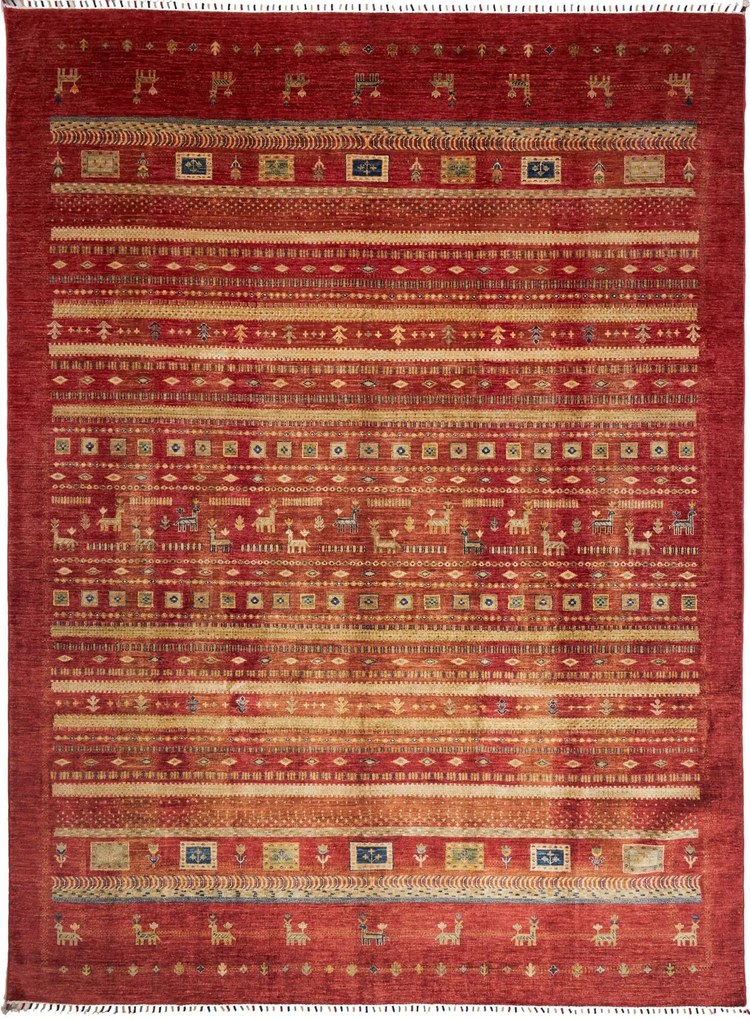 Samarkand Tappeto orientale 370x280 (Pakistan) Annodato A Mano