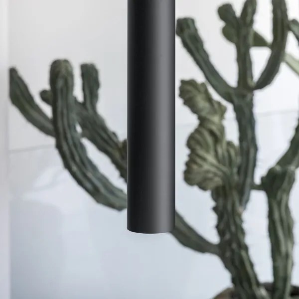 Ideal Lux - Lampada a sospensione LED LOOK 1xGU10/7W/230V CRI 90 Ø 6 cm nero