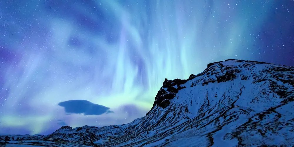 Quadro su tela – Luci polari nordiche