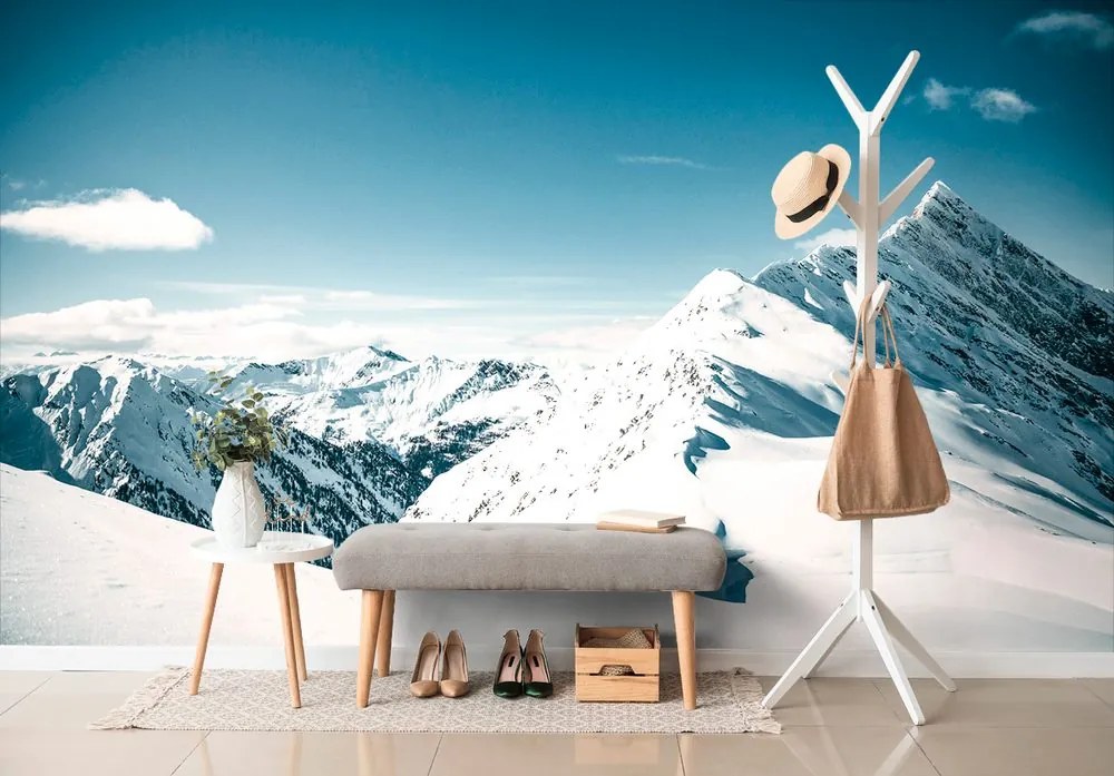 Carta da parati – Montagne innevate