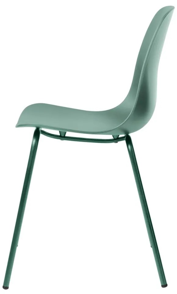 Sedia da pranzo verde Whitby - Unique Furniture